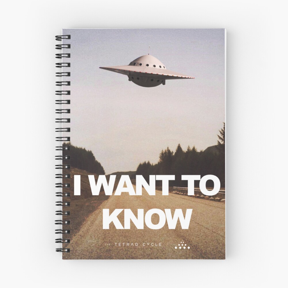 "I Want to Know" notebook