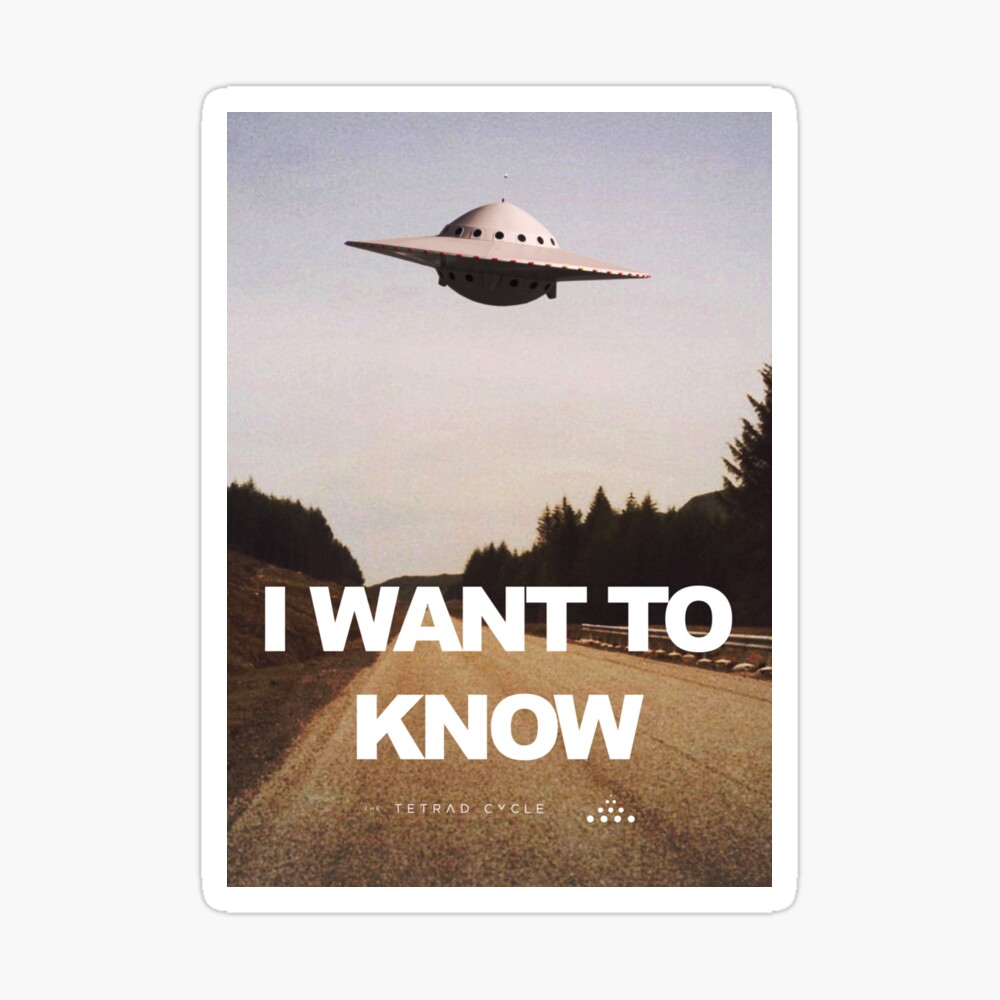 "I Want to Know" sticker